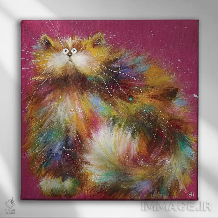 تابلو دکوراتیو نیکرباکر اثر کیم هاسکینز - نمای روبهرو روی دیوار