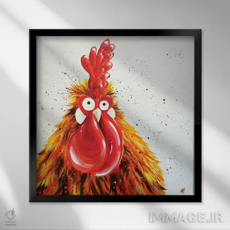 تابلو دکوراتیو فرناندو اثر کیم هاسکینز - نمای قابدار مشکی