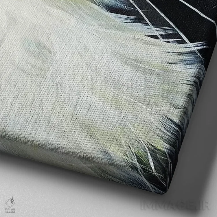 تابلو دکوراتیو گاتولا اثر کیم هاسکینز - نمای نزدیک بافت بوم