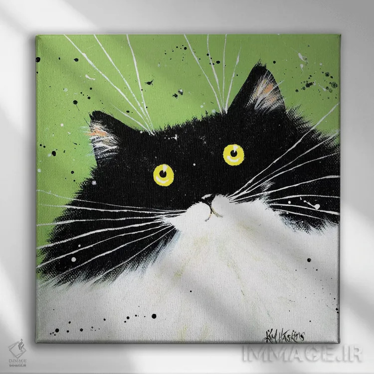 تابلو دکوراتیو حالت چطوره؟ اثر کیم هاسکینز - نمای روبهرو روی دیوار