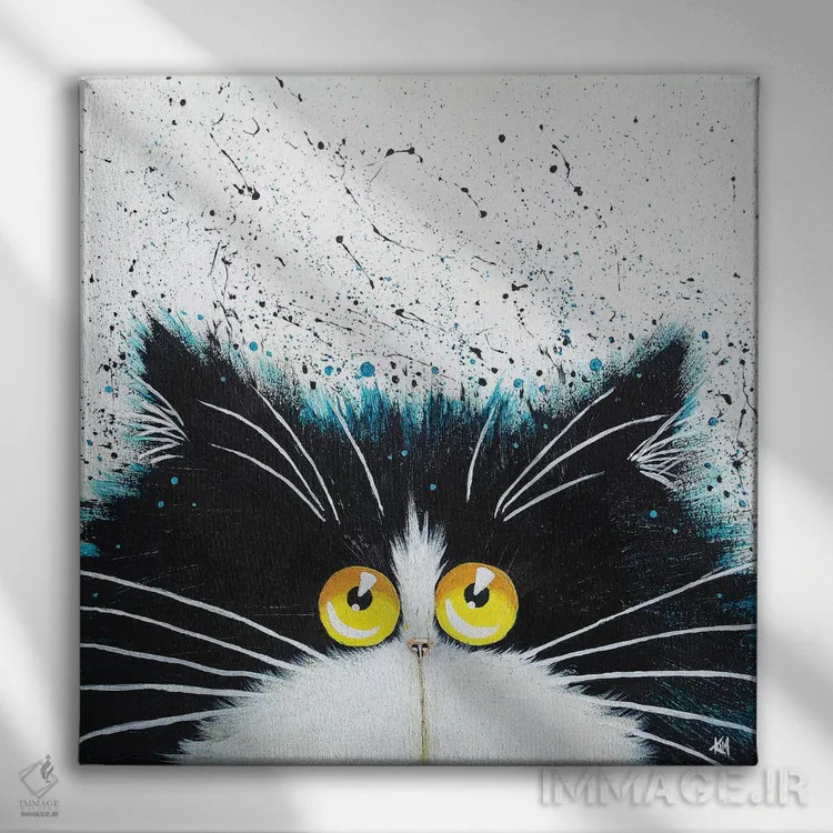 تابلو دکوراتیو اوتیس اثر کیم هاسکینز - نمای روبهرو روی دیوار