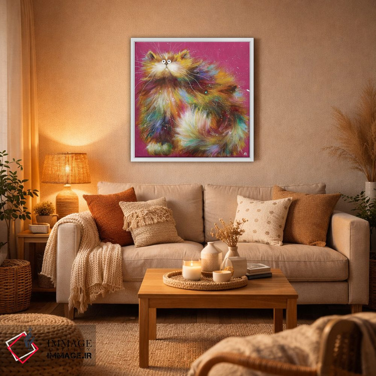 تابلو دکوراتیو نیکرباکر اثر کیم هاسکینز - D6W