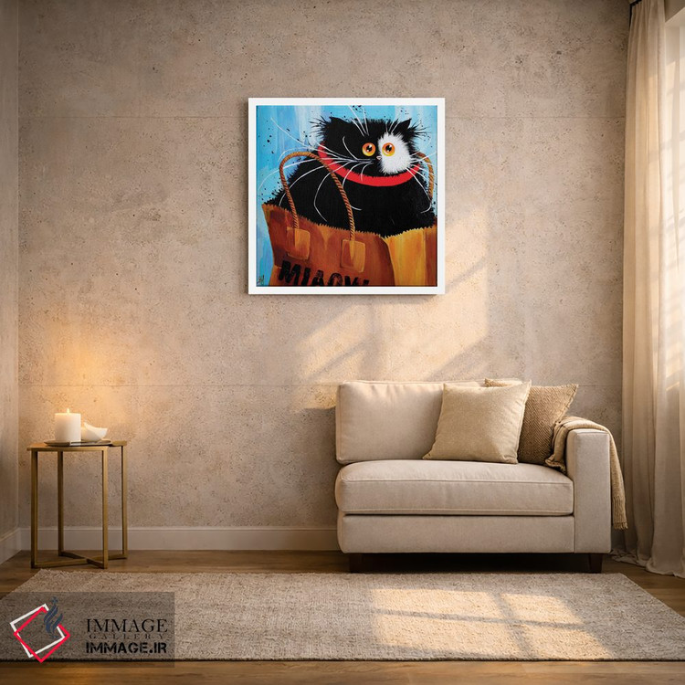 تابلو دکوراتیو کیسه میو اثر کیم هاسکینز - D2W