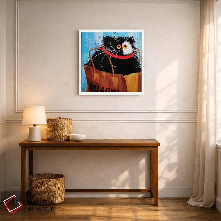 تابلو دکوراتیو کیسه میو اثر کیم هاسکینز - D5W