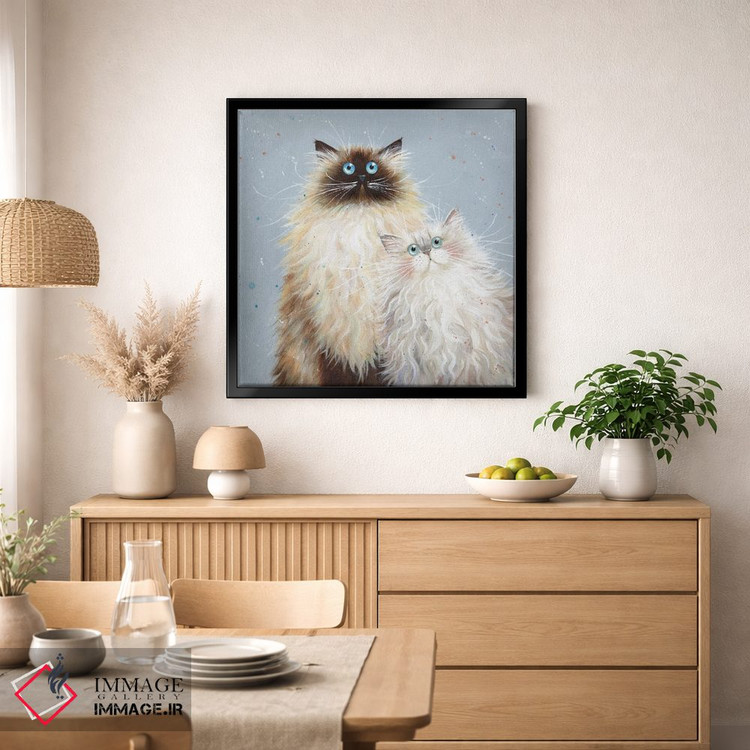 تابلو دکوراتیو سابرینا و سوفی اثر کیم هاسکینز - D2B