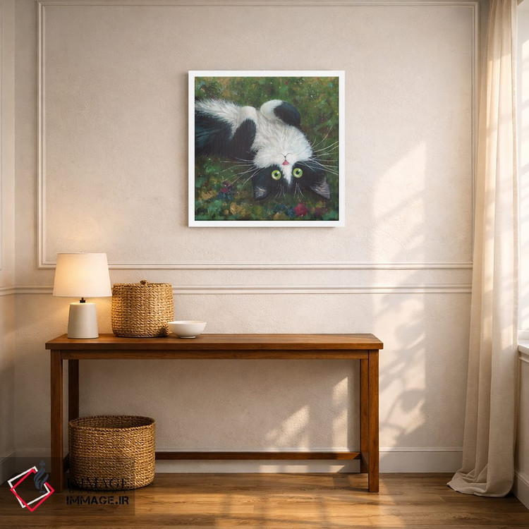 تابلو دکوراتیو شکم پشمالو اثر کیم هاسکینز - D6W