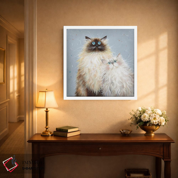 تابلو دکوراتیو سابرینا و سوفی اثر کیم هاسکینز - D3W