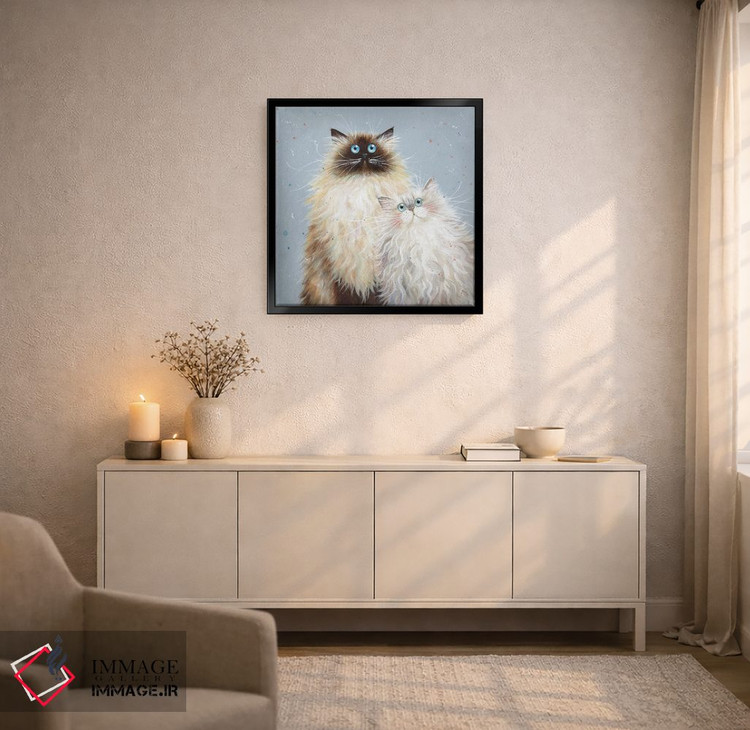 تابلو دکوراتیو سابرینا و سوفی اثر کیم هاسکینز - D4B