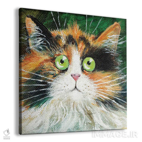 تابلو دکوراتیو ایندی پشمالو اثر کیم هاسکینز - نمای پرسپکتیو محصول