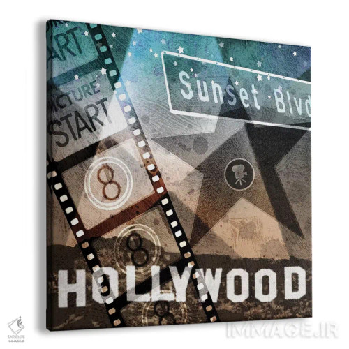 تابلو دکوراتیو بلوار غروب آفتاب اثر کیت مالت - نمای پرسپکتیو محصول