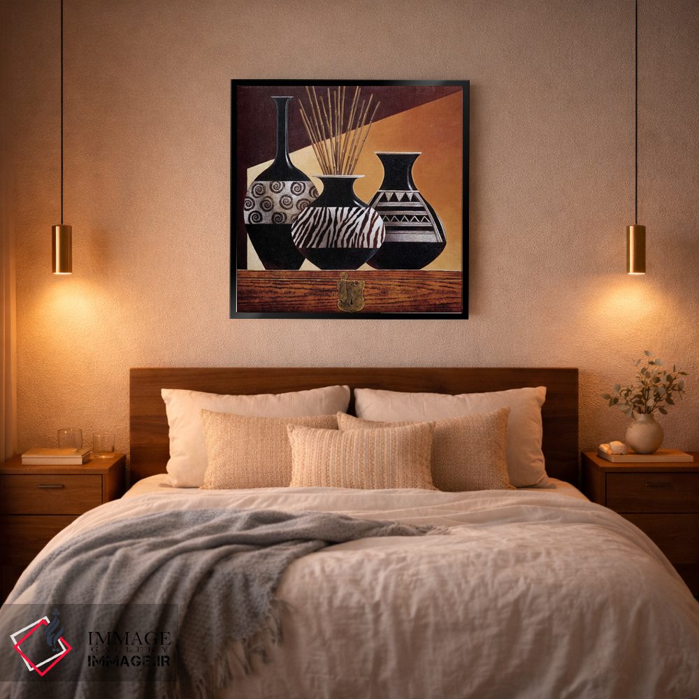 تابلو دکوراتیو نقش ها در آبنوس ۱ اثر کیت مالت - D3B