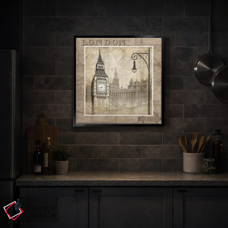 تابلو دکوراتیو لندن فرا می خواند اثر کیت مالت - D3B