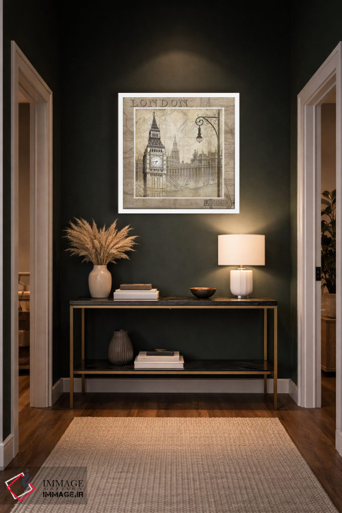 تابلو دکوراتیو لندن فرا می خواند اثر کیت مالت - D5W