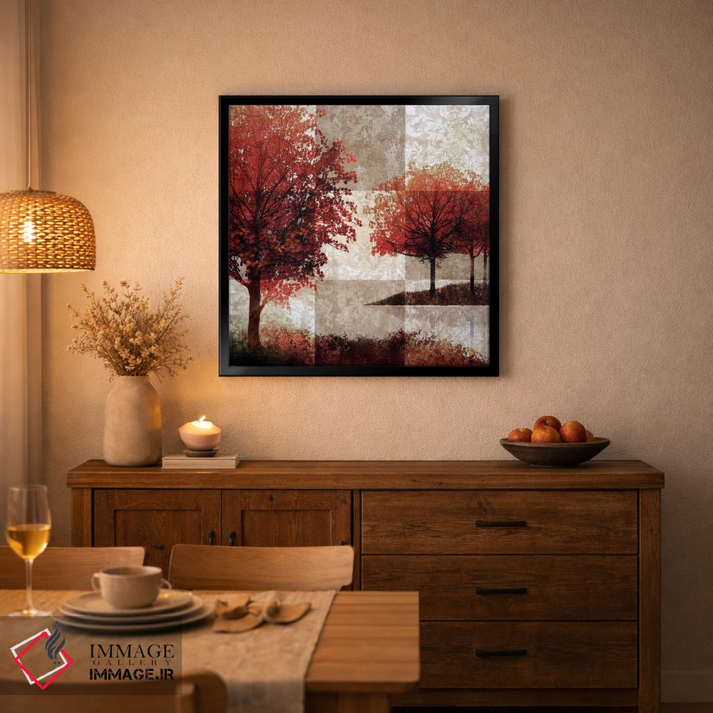 تابلو دکوراتیو دشت های الیسیون اثر کیت مالت - D4B