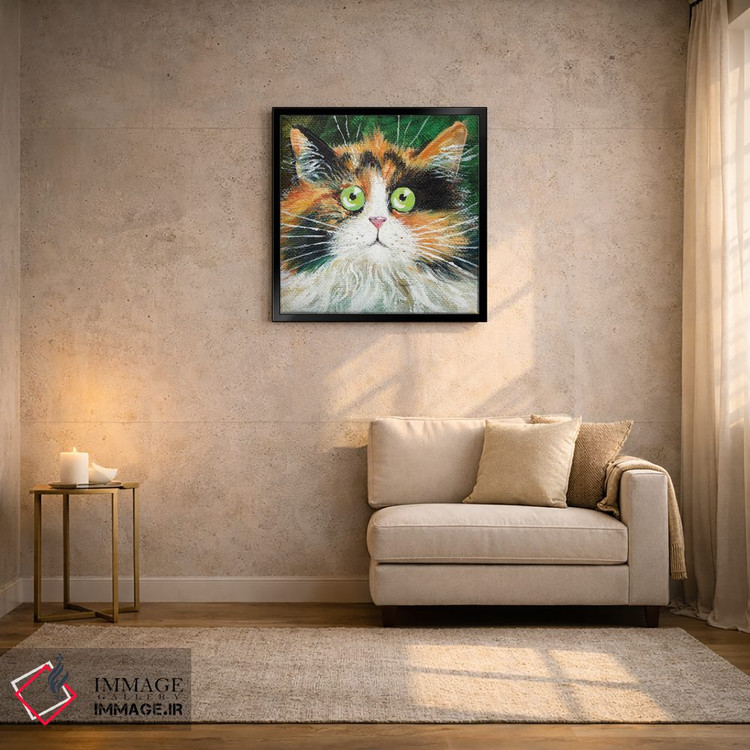 تابلو دکوراتیو ایندی پشمالو اثر کیم هاسکینز - D3B