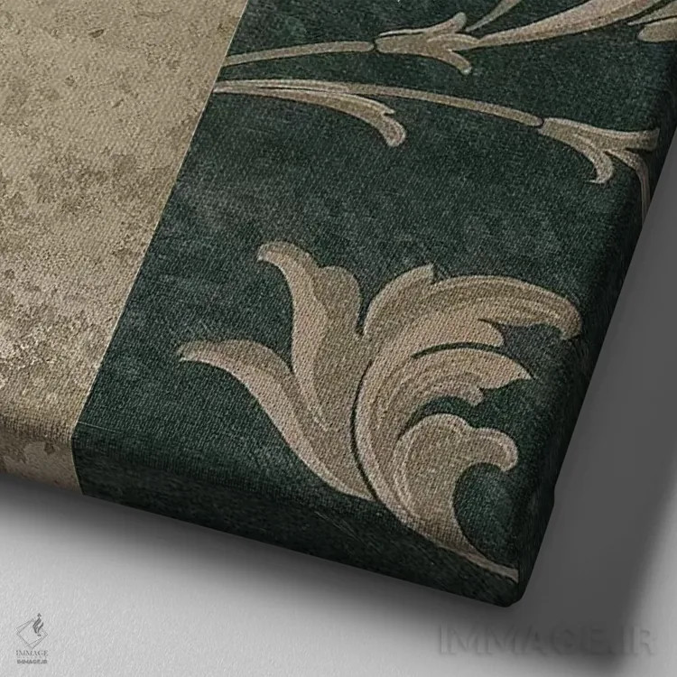 تابلو دکوراتیو کانتاتا ۱ اثر کیت مالت - نمای نزدیک بافت بوم