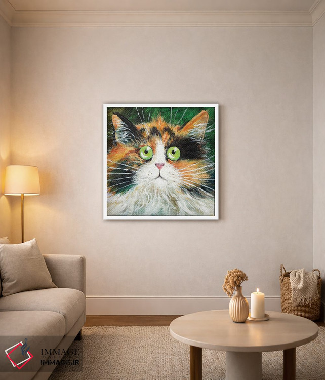 تابلو دکوراتیو ایندی پشمالو اثر کیم هاسکینز - D2W