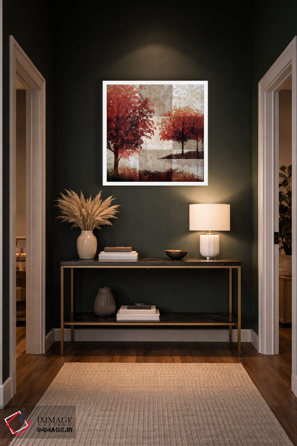 تابلو دکوراتیو دشت های الیسیون اثر کیت مالت - D6W