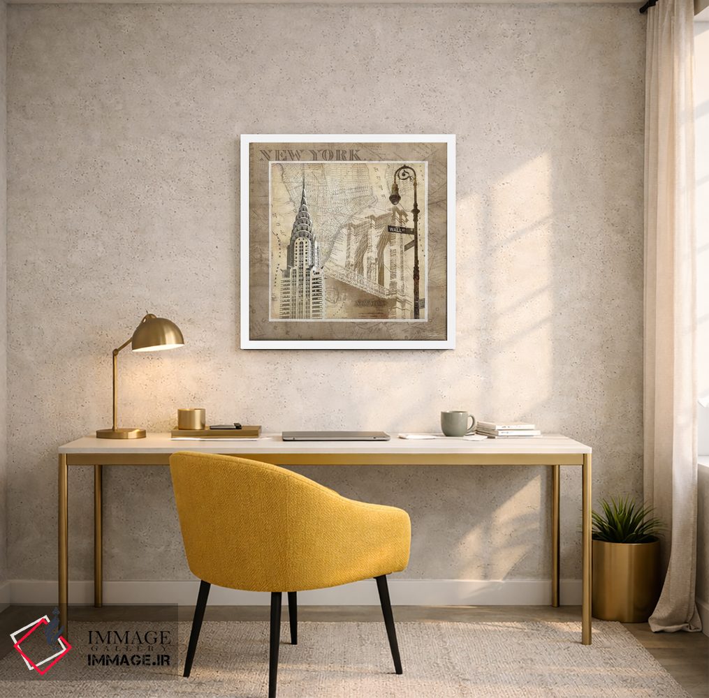 تابلو دکوراتیو سرناد نیویورک اثر کیت مالت - D5W