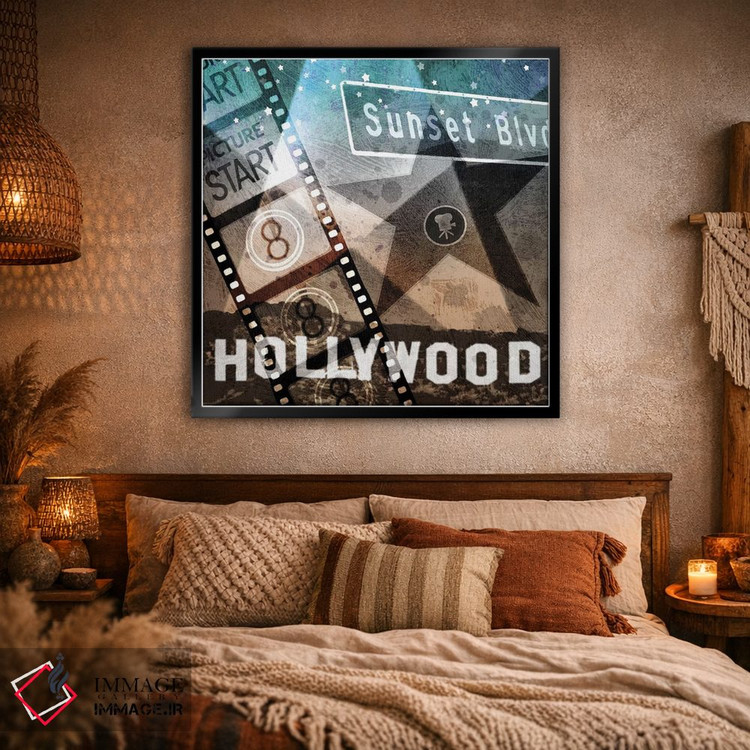 تابلو دکوراتیو بلوار غروب آفتاب اثر کیت مالت - D2B