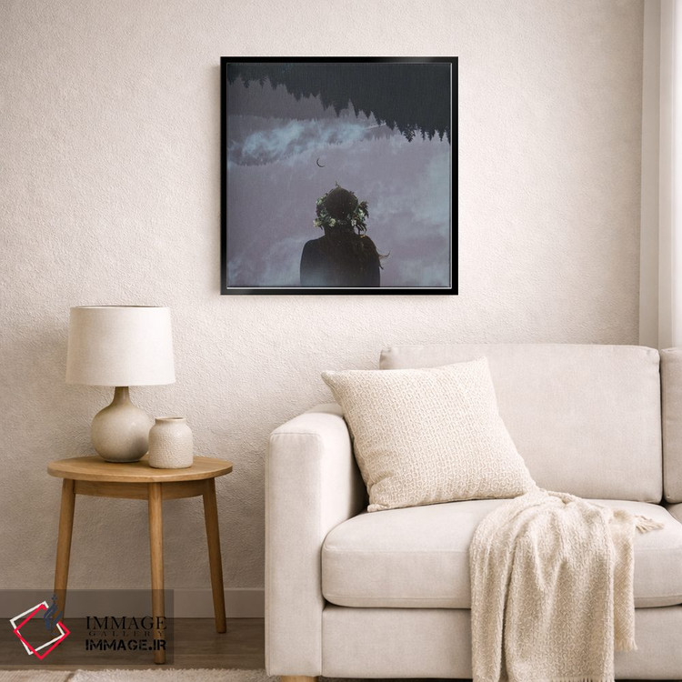 تابلو مدرن پسرفت اثر مدنایت مون ویژوالز - D6B