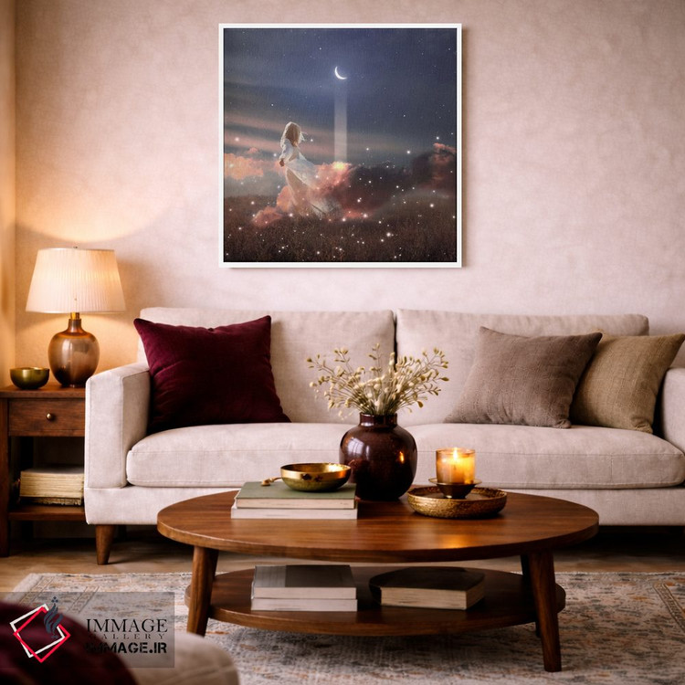 تابلو دکوراتیو انقلاب تابستانی اثر مدنایت مون ویژوالز - D2W