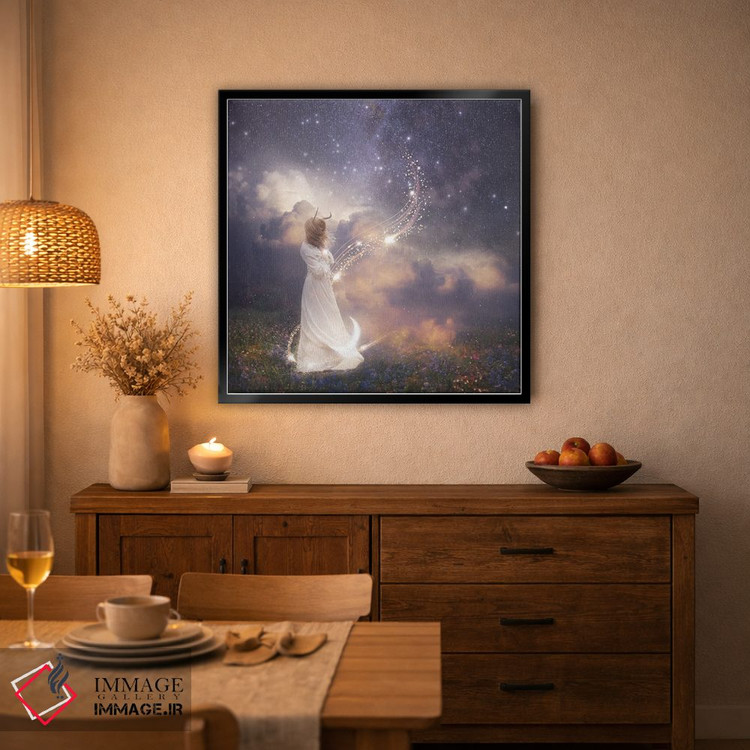 تابلو دکوراتیو ماه نو در برج ثور اثر مدنایت مون ویژوالز - D5B