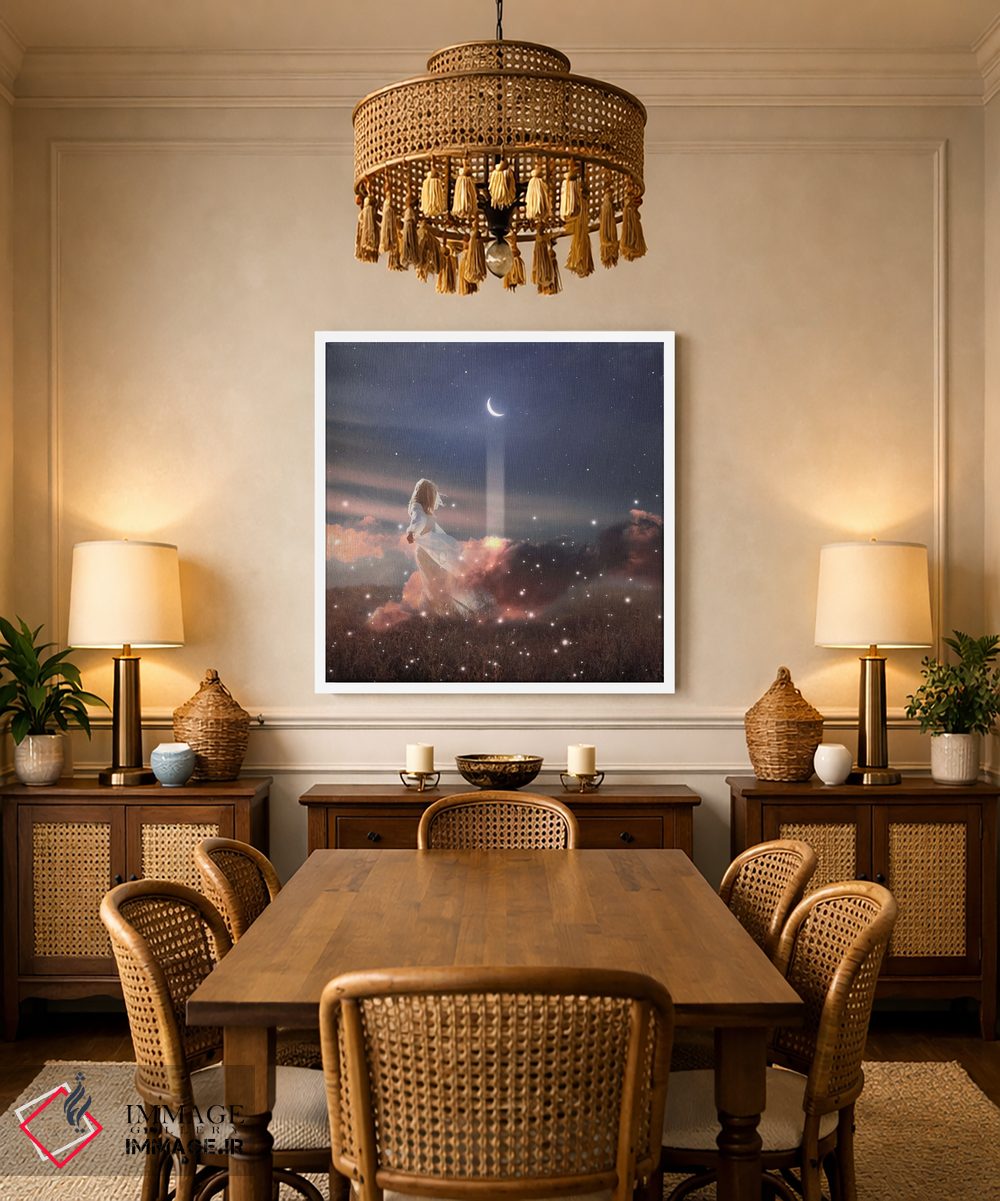 تابلو دکوراتیو انقلاب تابستانی اثر مدنایت مون ویژوالز - D4W