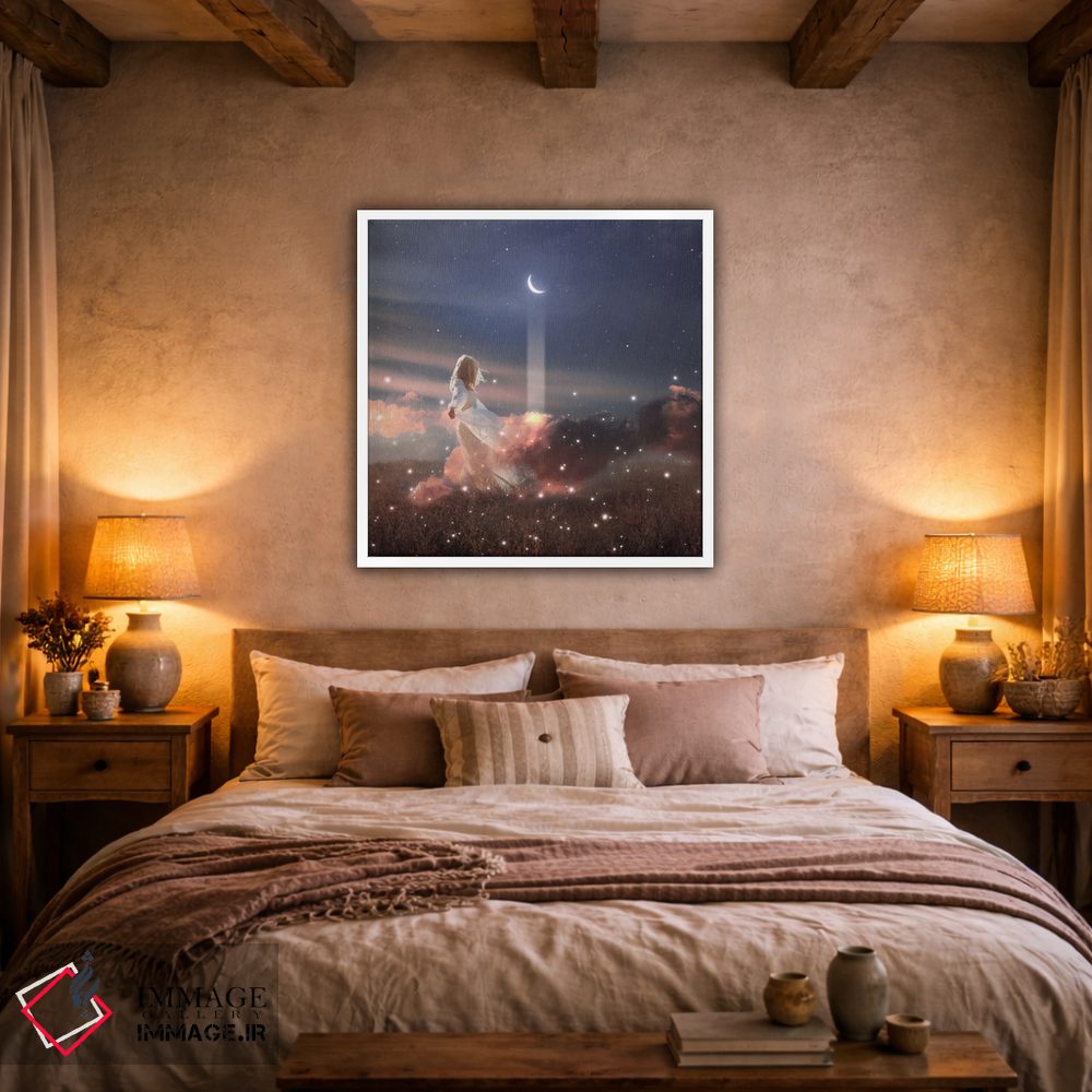 تابلو دکوراتیو انقلاب تابستانی اثر مدنایت مون ویژوالز - D3W