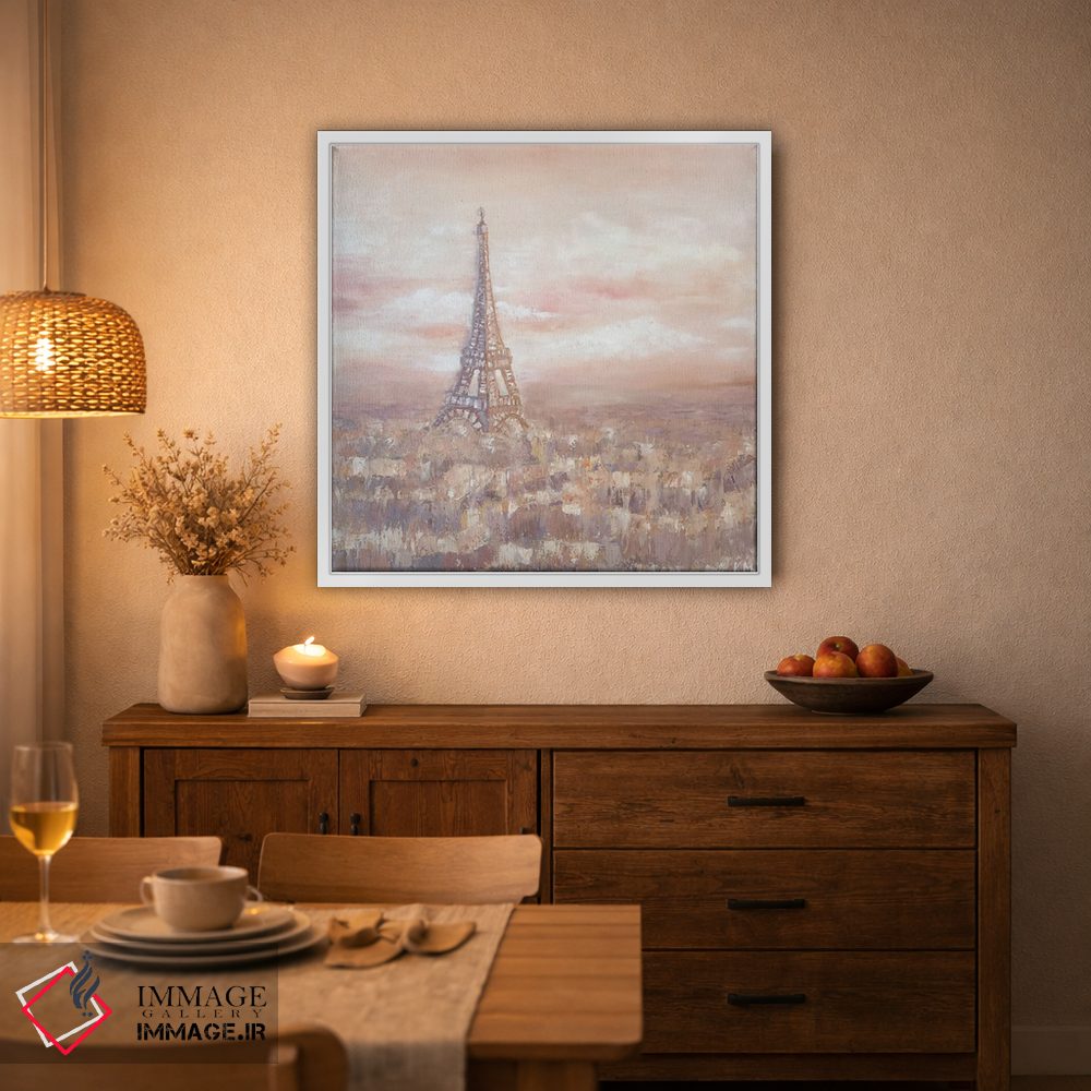 تابلو انتزاعی سپیده دم در پاریس اثر کریستینا مالن - D3W