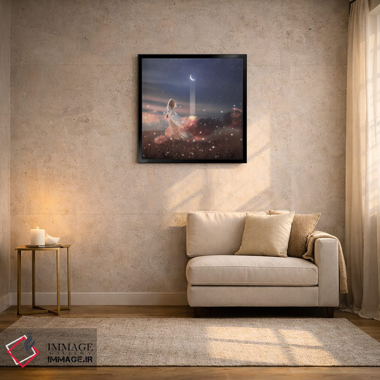 تابلو دکوراتیو انقلاب تابستانی اثر مدنایت مون ویژوالز - D5B