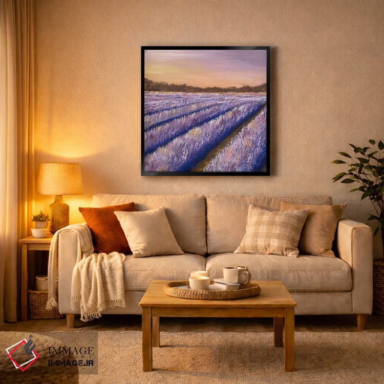 تابلو دکوراتیو رویاهای اسطوخودوس اثر کریستینا مالن - D4B