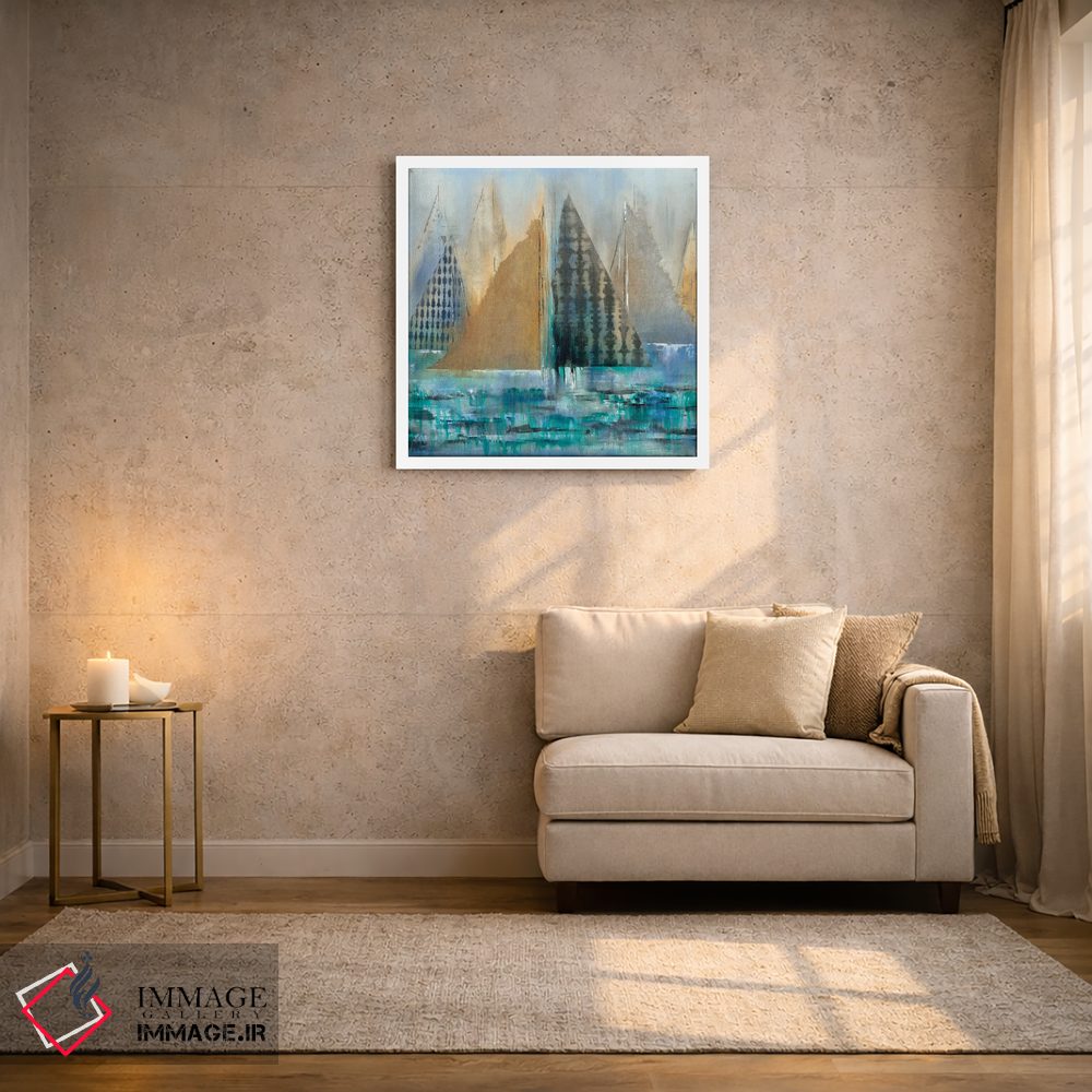 تابلو انتزاعی رها شدن II اثر کی. ناری - D1W