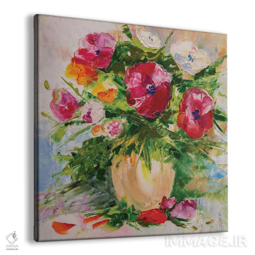 تابلو دکوراتیو گل های وحشی اثر کوپتسووا آرت - نمای پرسپکتیو محصول