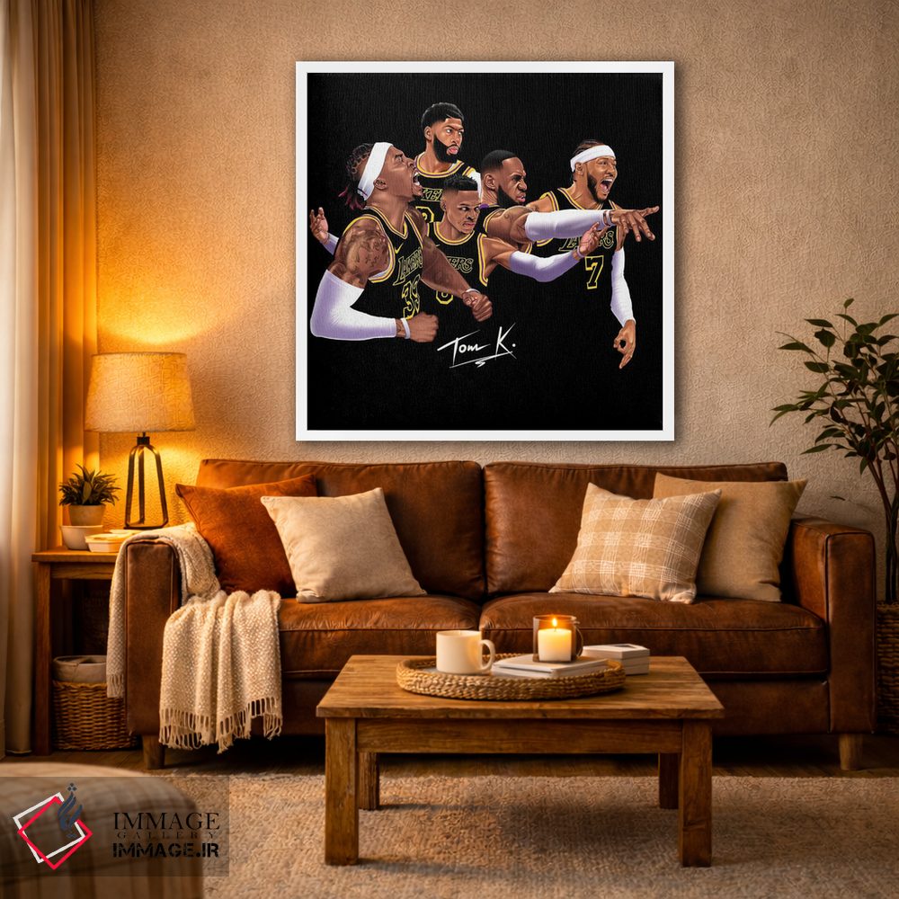 تابلو دکوراتیو نمایش لیکرز اثر تام کینگو - D2W