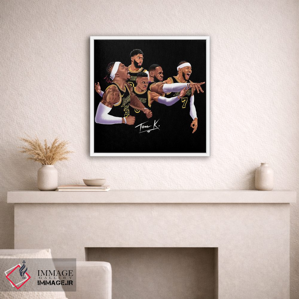 تابلو دکوراتیو نمایش لیکرز اثر تام کینگو - D1W