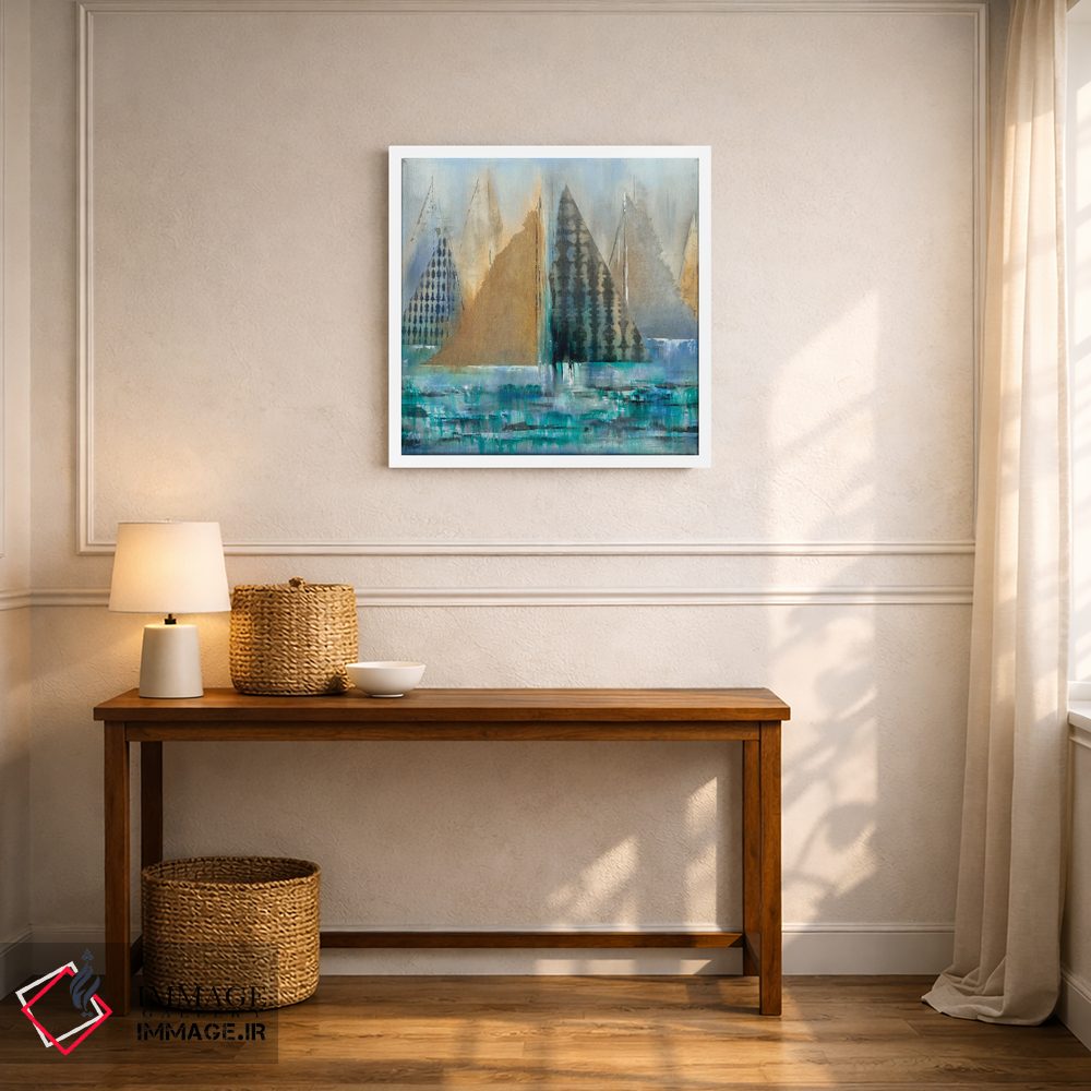 تابلو انتزاعی رها شدن II اثر کی. ناری - D5W