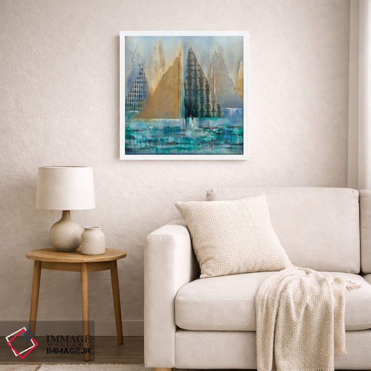 تابلو انتزاعی رها شدن II اثر کی. ناری - D6W