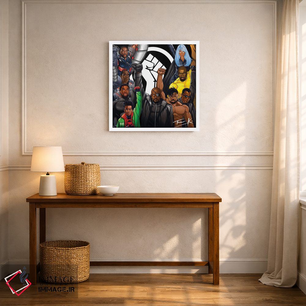 تابلو دکوراتیو قدرت اثر تام کینگو - D6W