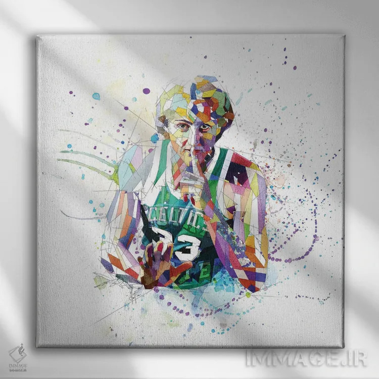 تابلو دکوراتیو لری برد اثر کاتیا اسکای - نمای روبهرو روی دیوار