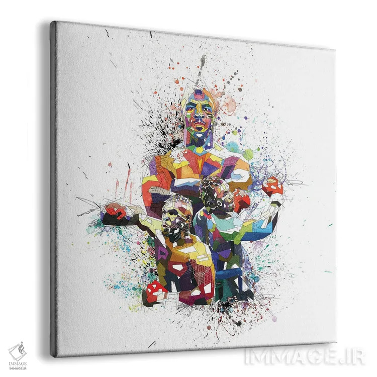 تابلو دکوراتیو مایک تایسون اثر کاتیا اسکای - نمای پرسپکتیو محصول