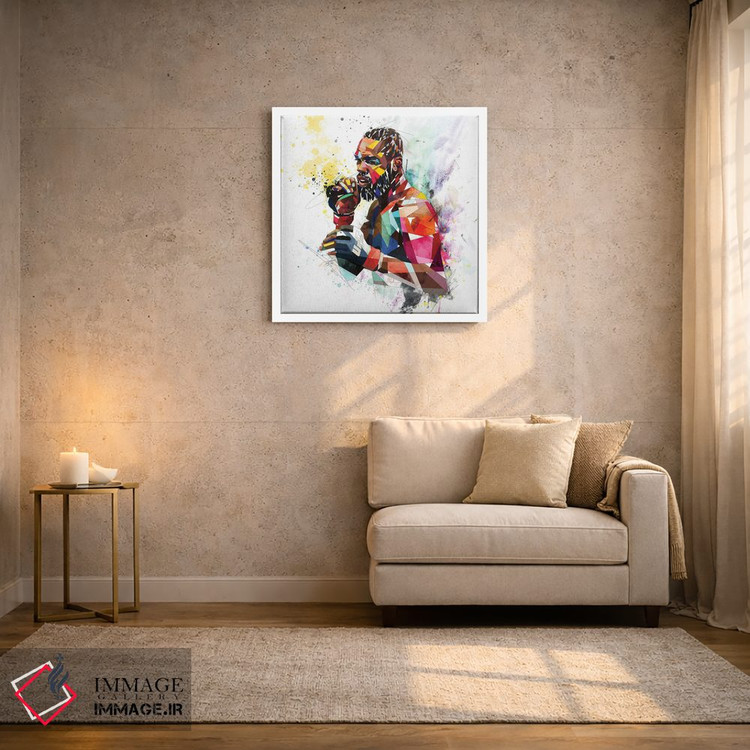 تابلو دکوراتیو جان جونز اثر کاتیا اسکای - D1W