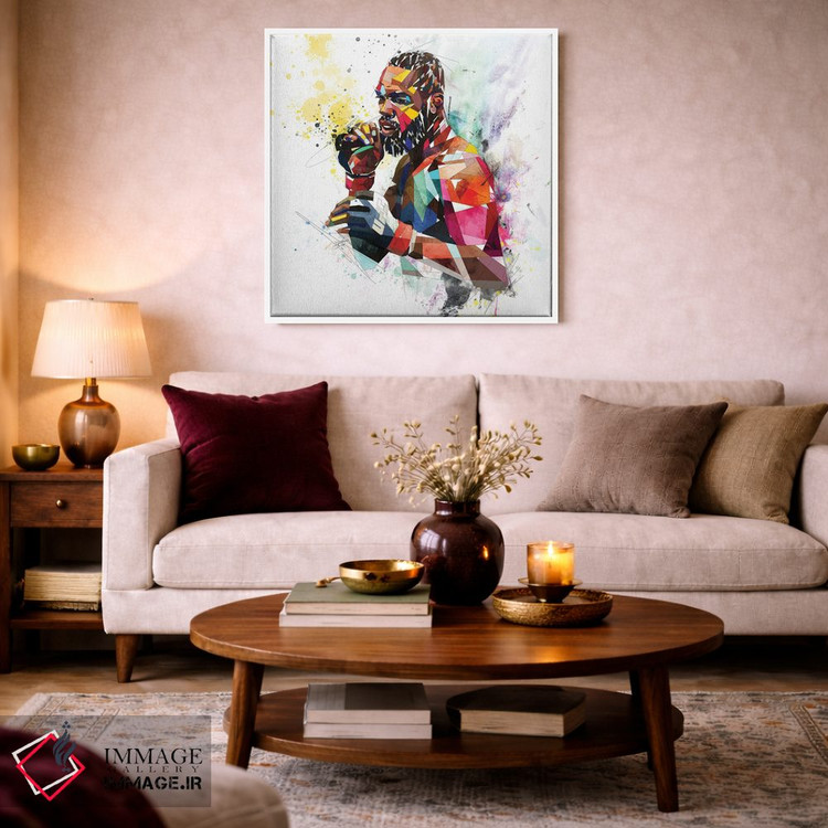 تابلو دکوراتیو جان جونز اثر کاتیا اسکای - D2W