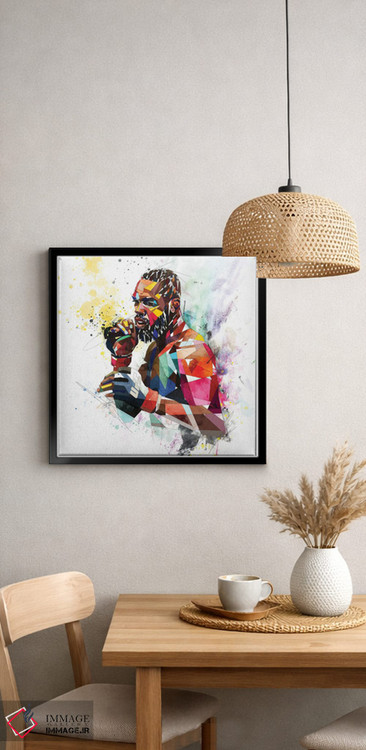 تابلو دکوراتیو جان جونز اثر کاتیا اسکای - D4B