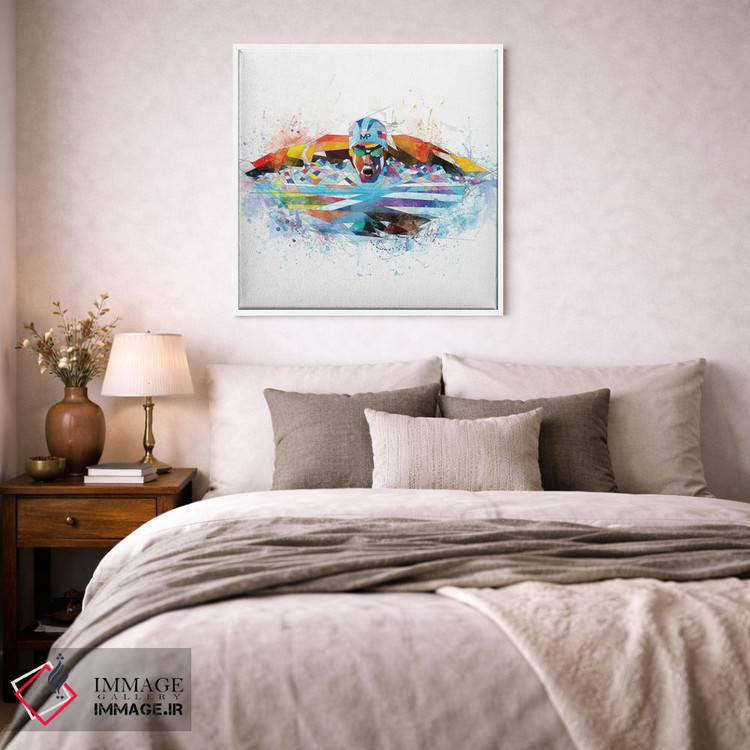 تابلو دکوراتیو مایکل فلپس اثر کاتیا اسکای - D1W