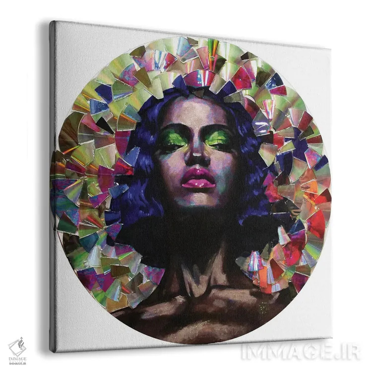 تابلو دکوراتیو آینه اثر کاترینا بورتسووا - نمای پرسپکتیو محصول