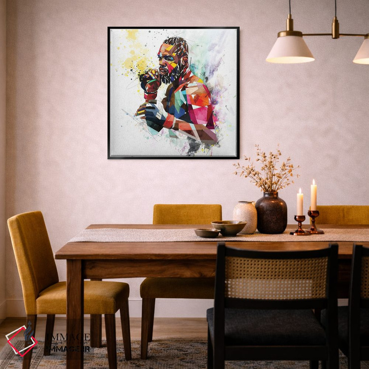 تابلو دکوراتیو جان جونز اثر کاتیا اسکای - D6B