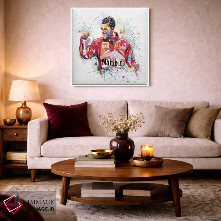 تابلو دکوراتیو مایکل شوماخر اثر کاتیا اسکای - D2W