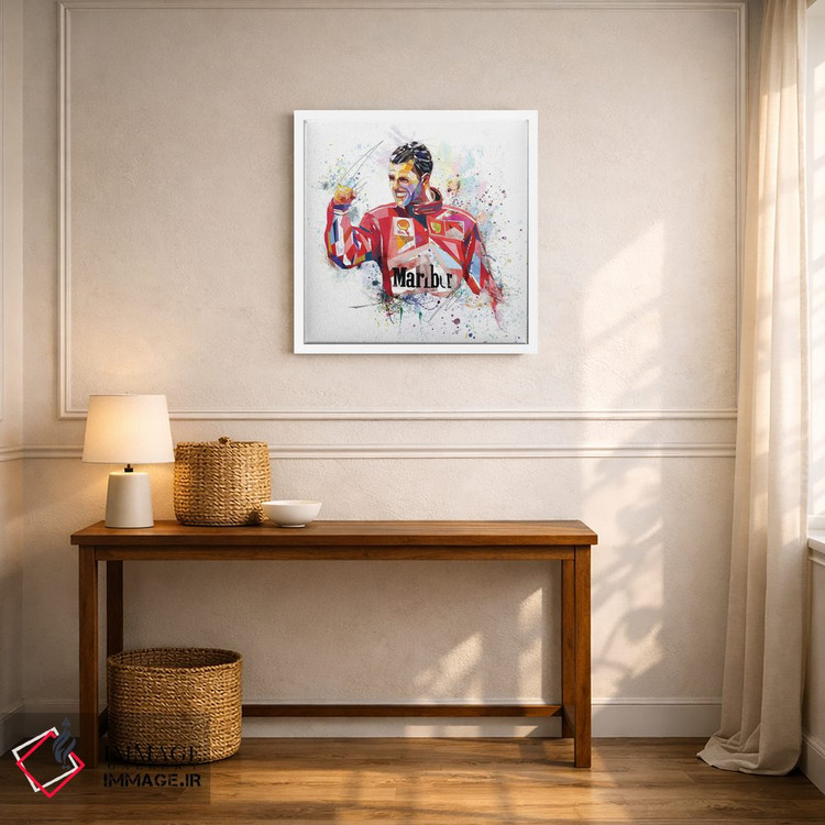 تابلو دکوراتیو مایکل شوماخر اثر کاتیا اسکای - D4W