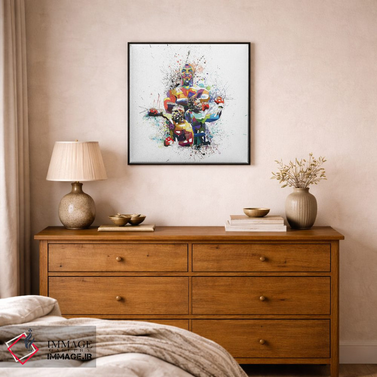 تابلو دکوراتیو مایک تایسون اثر کاتیا اسکای - D1B